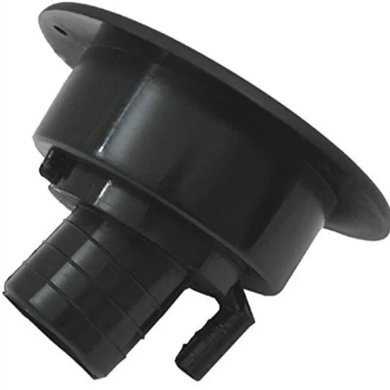 bocchettone acqua  diam.35mm. nero