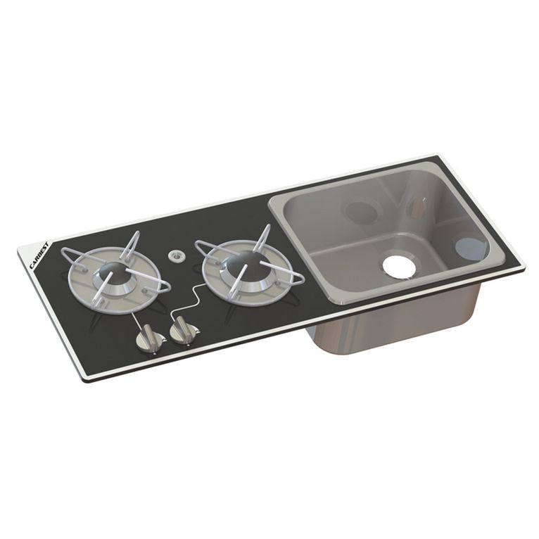 combinato fornello-lavello 765x334x150 mm 2,8 kw