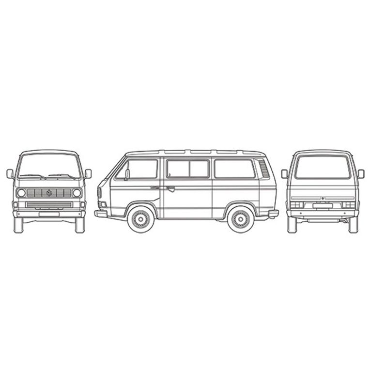 oscurante termico interno • vw t2-t3 otd323