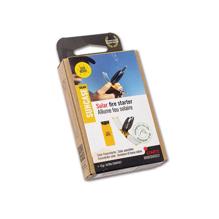 suncase gear - accendino solare giallo