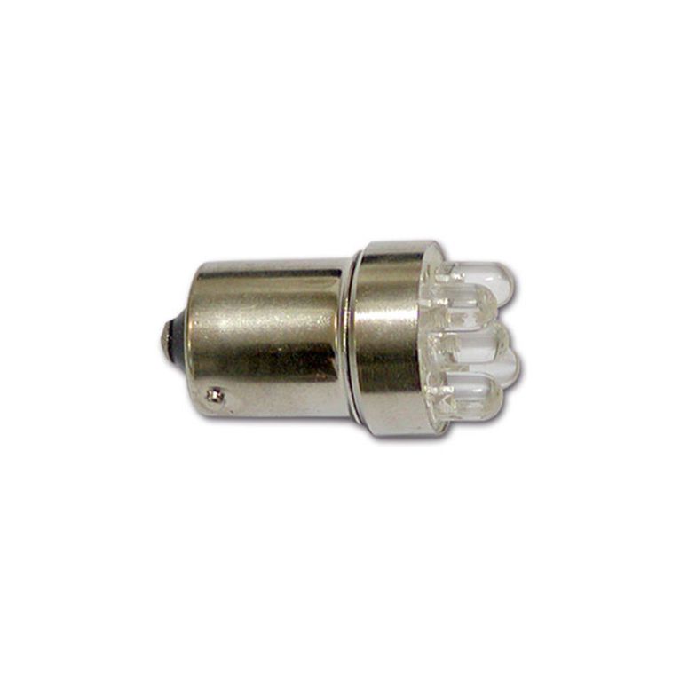 lampadina attacco ba15s • 5 led bianchi