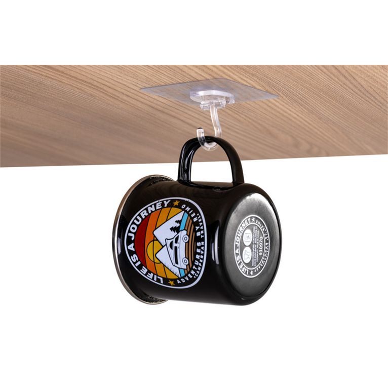 gancio magico vario set 4 pz trasparente fino a 3,5 kg