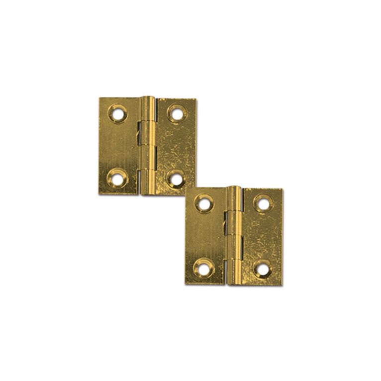 cerniera piana in ottone • 30 x 30 • blister