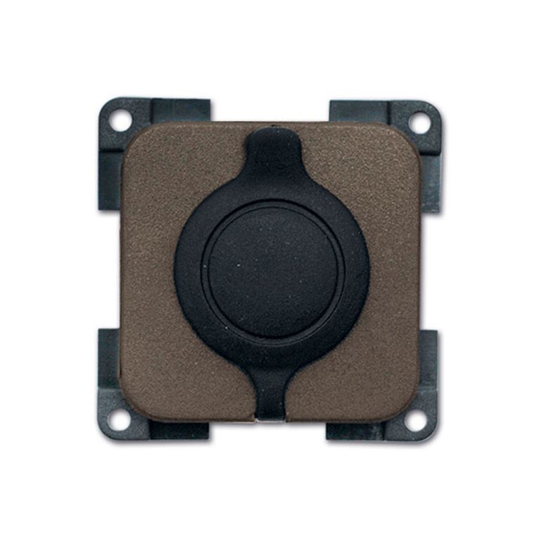 presa dc coperchio stagno • 12 v • marrone