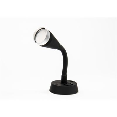 Faretto LED con braccio flessibile nero 1,8W - Carbest