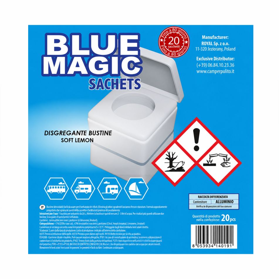 disgregante-blue-magic-sachets-20-pz-per-wc-camper-e-caravan