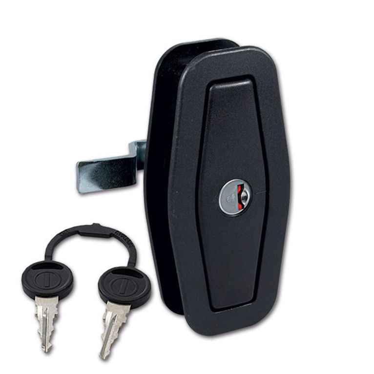 serratura salino fiat • cilindretto e chiavi • nero