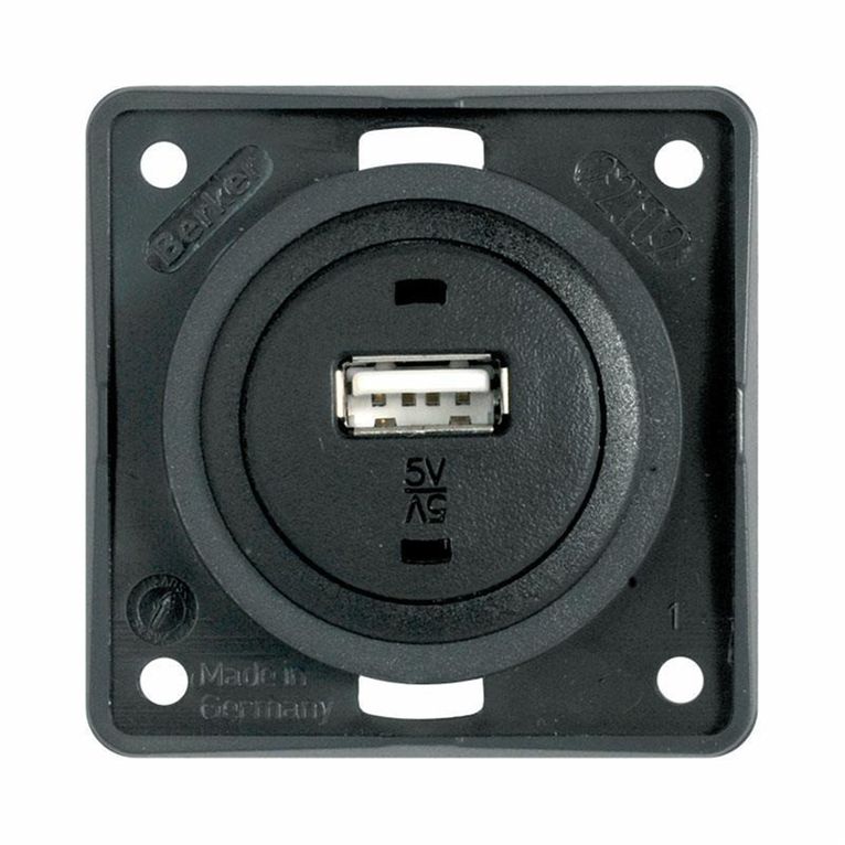 bmpusb presa berker usb 5v 1a grigia (ex 95314.40) - cbe