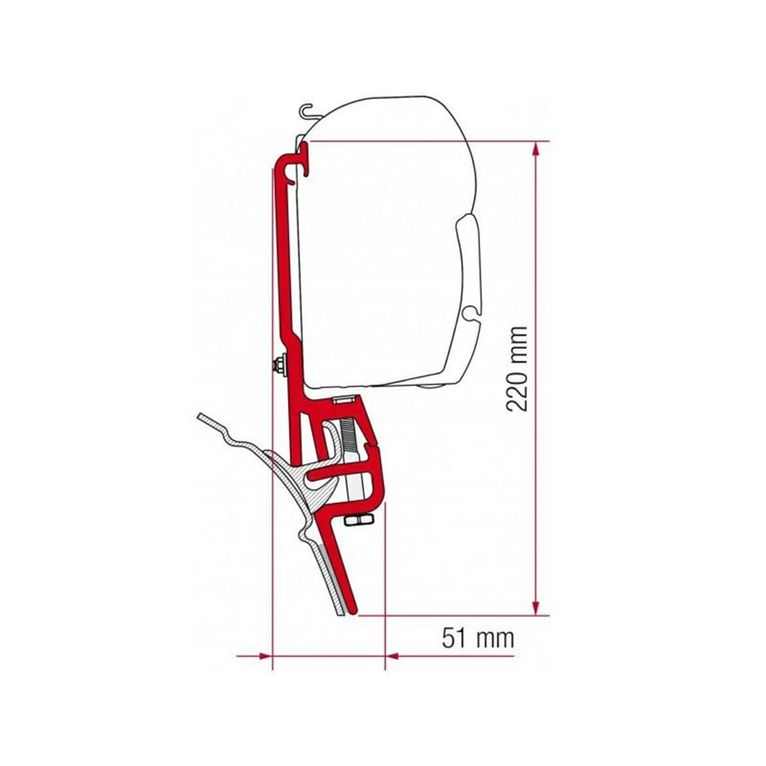 kit brandrup vw t4 - fiamma