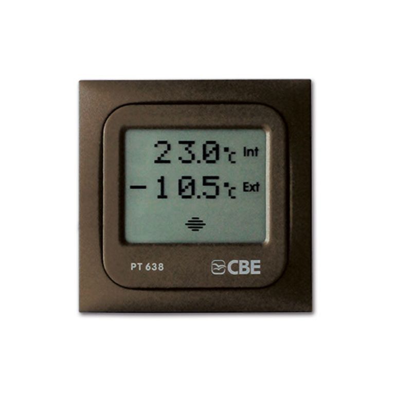 pannello per temperatura in / out • marrone
