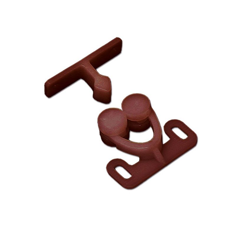 ferma antine 2 rotelle - marrone