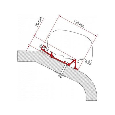 ADAPTER LMC-TEC PER F65 400 - Fiamma