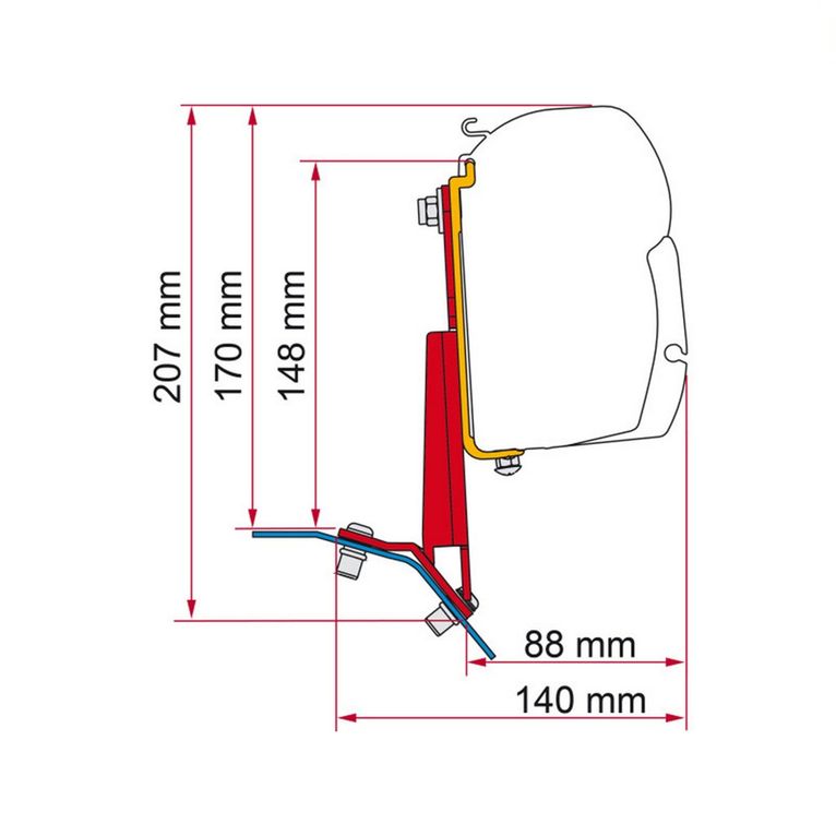 kit f.custom x f45s-f43van-f35pro - fiamma