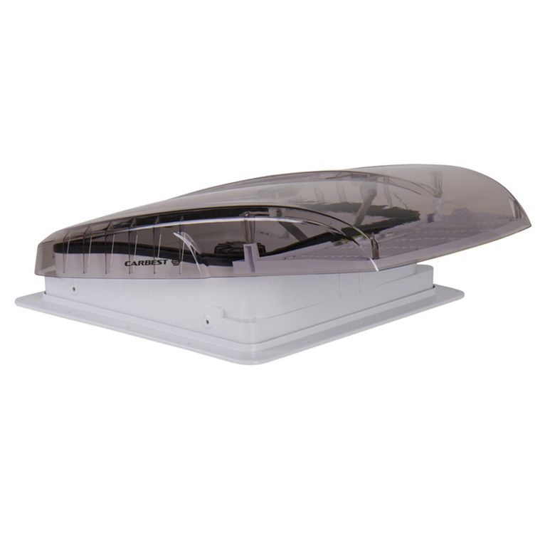 oblò con ventilatore vanvent 40x40 cm vetro fumé