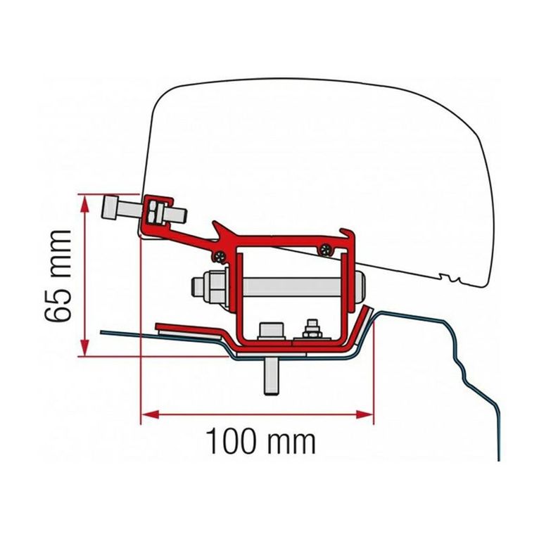 kit f40 van trafic l1 dal 2014 nero - fiamma
