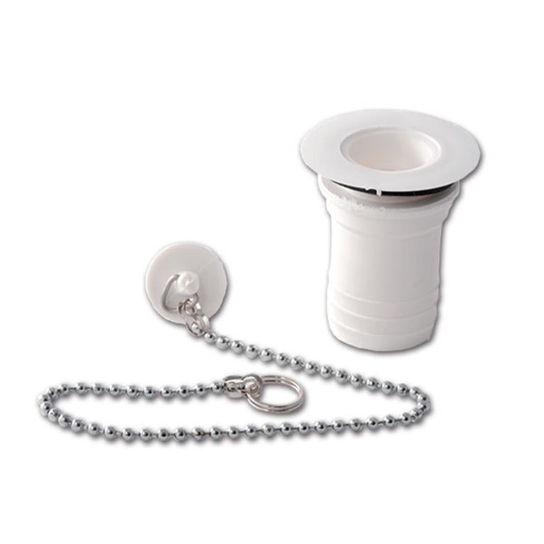 piletta dritta con portagomma - ø 32 mm