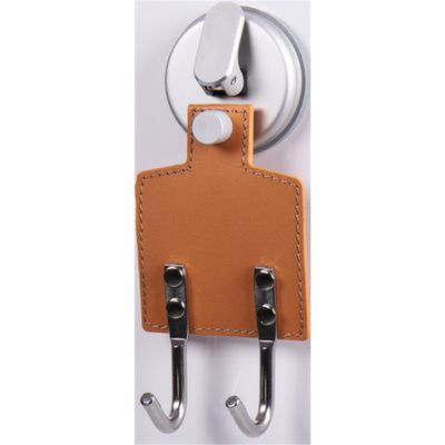 Ganci a ventosa in similpelle, 2 pz - Holiday Travel