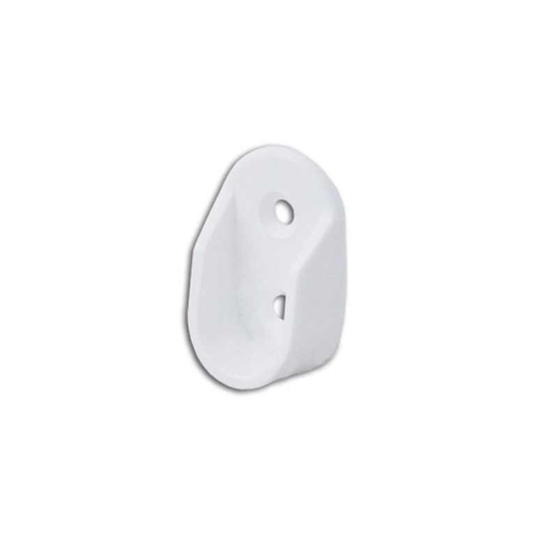 reggi asta appendiabiti • 2 fori • ø 18 • bianco