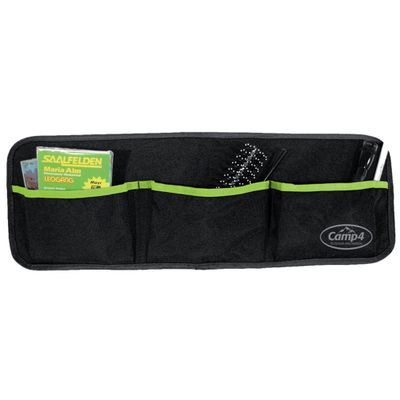 Organizer TESSA 3, 3 tasche, 60x20 cm nero/lime - Camp4