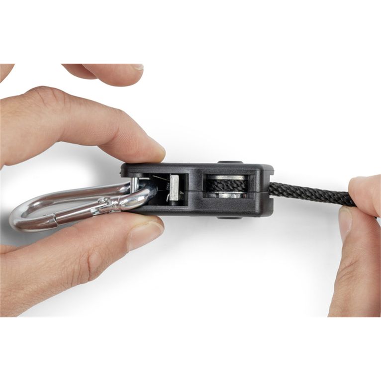 tirante elastico rapido jet rope 2 m ø4 mm nero