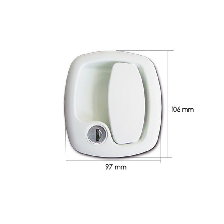 maniglia esterna 1200 • cilindro e chiavi new system • b