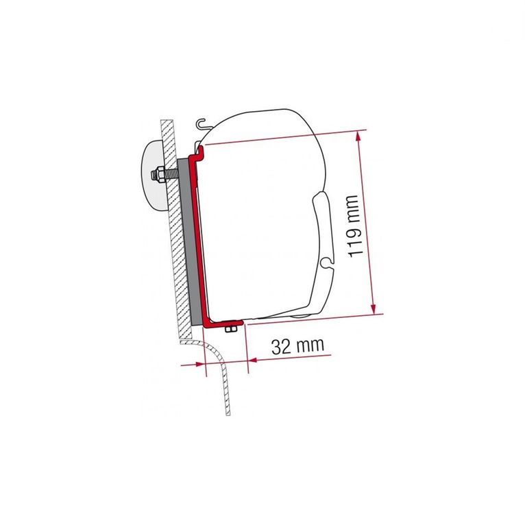 kit high roof adapter westfalia - fiamma