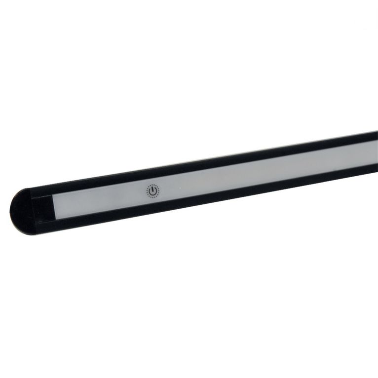 led bar 700mm, nera, incasso, 12vd lb700nt