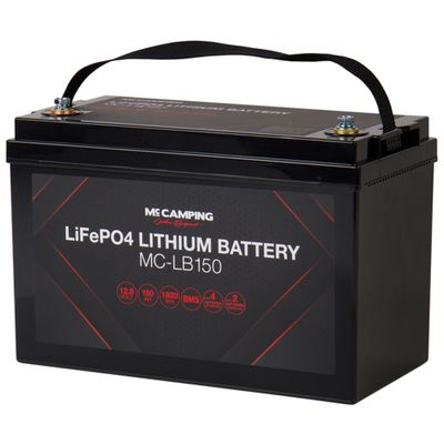 Batteria al litio LiFePO4 MC-LB150 150Ah - MC Camping
