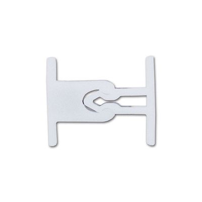 Fermaporta esterno • bianco • 47 mm