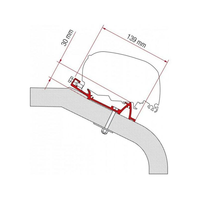 adapter lmc-tec per f65 290 - fiamma