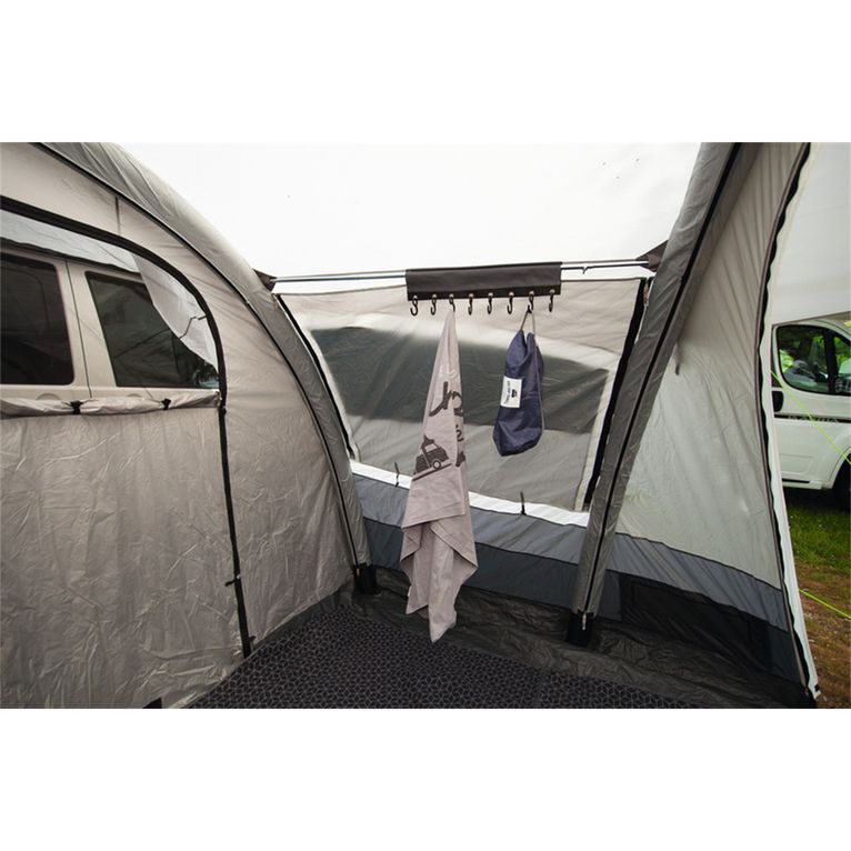 barra con 8 ganci per keder e velcro, 58 cm - camp4