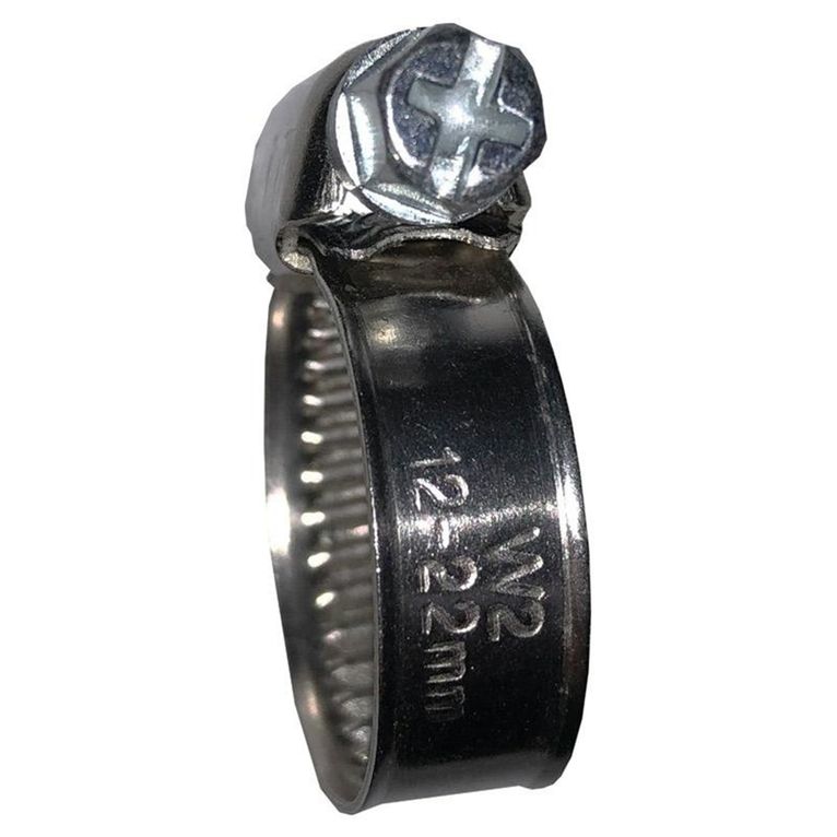 fascetta inox stringitubo 20-32mm. cf.pz: 50 - fergomma