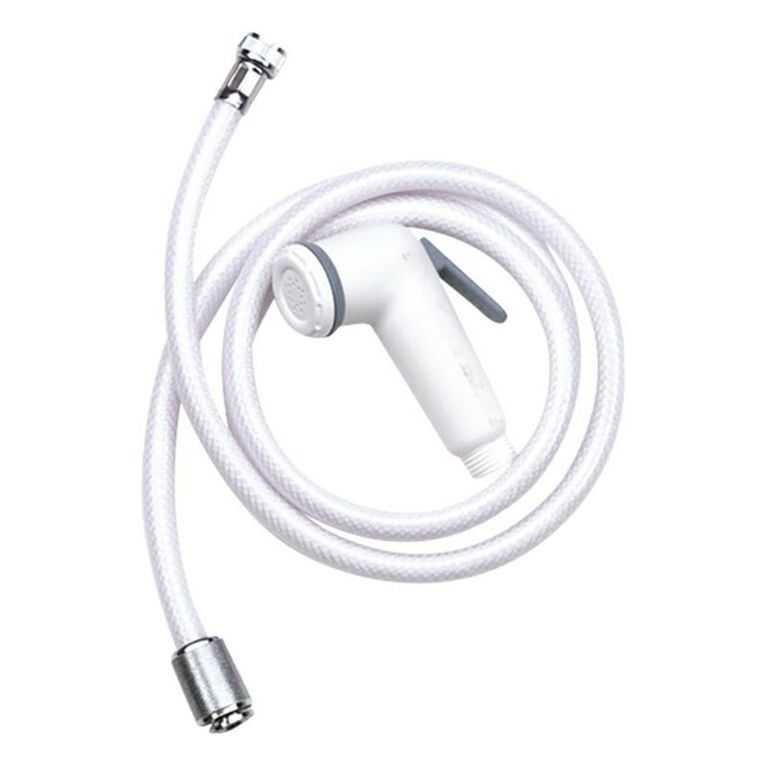 doccetta con flessibile in pvc bianca 200cm. 3/8"" f