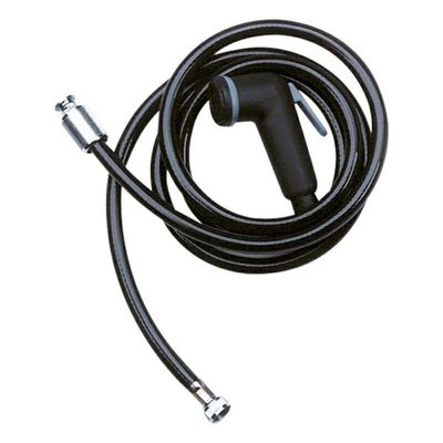 DOCCETTA CON FLESSIBILE IN PVC NERA 150CM. 1/2""F x 3/8"