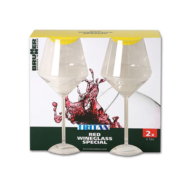 set 2 bicchieri da vino rosso tritan - brunner