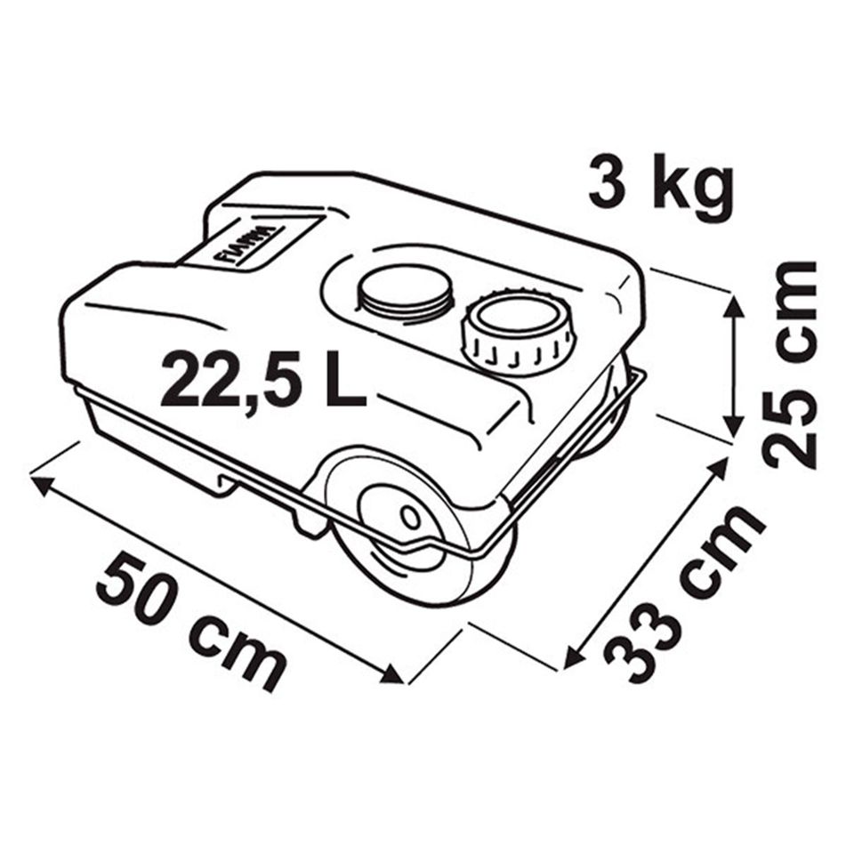 fiamma-roll-tank-23w-grey-serbatoio-acque-grigie-23-litri-con-ruote