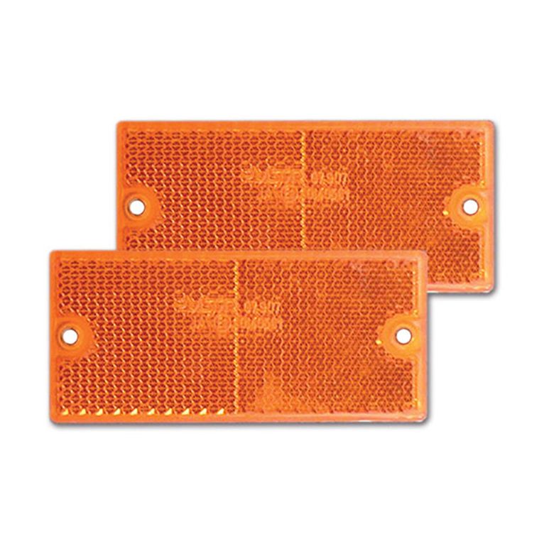 catadiottro adesivo • arancione • 90 x 40 • blister