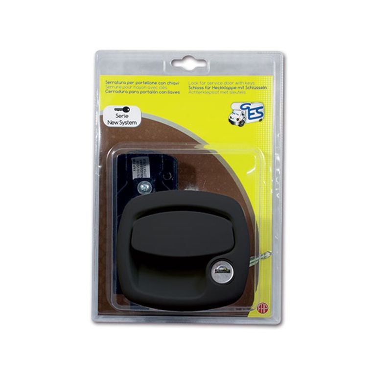 complete external 1200 lock • new system • black • blist