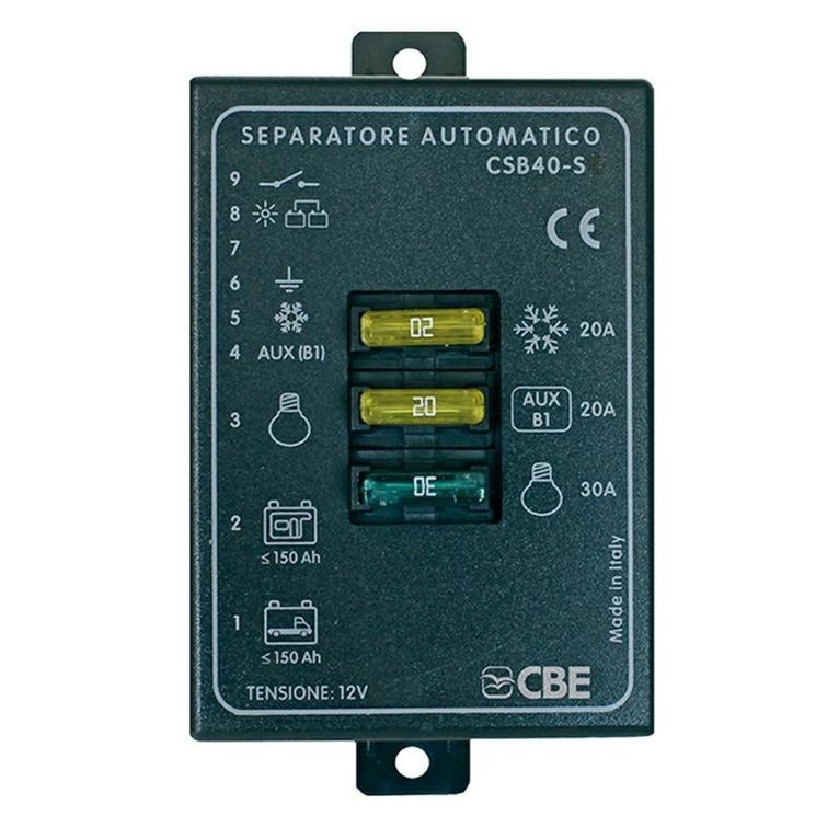 csb40-sp separatore autom.batteria con ricarica batteria