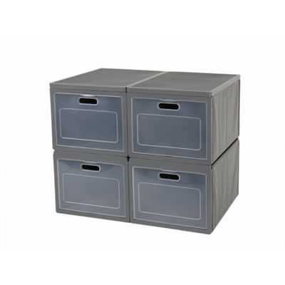 Armadietto pieghevole Box 4, 60x50x40 cm, 4 scomparti