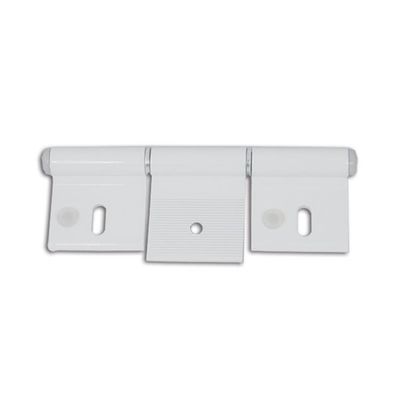 Cerniera Alluminio Bianco - 126 mm - 3 Fori