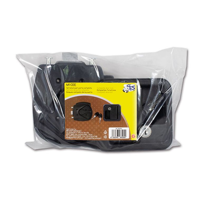 serratura 1059 completa • nera • sacchetto