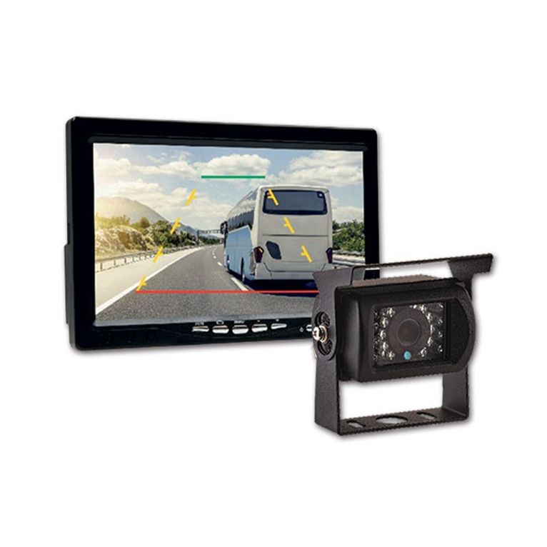 kit retrocamera nera con ir - monitor 7""