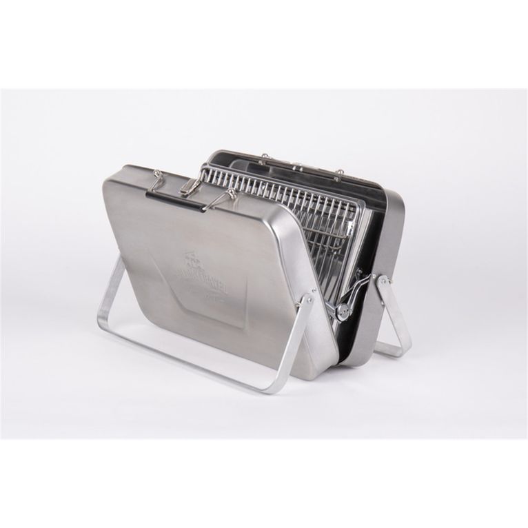 barbecue a carbone a valigetta holiday travel inox