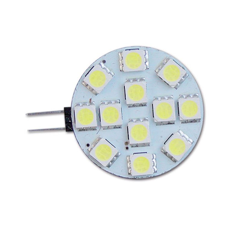 lampadina g4 • 12 led • bianca fredda • blister