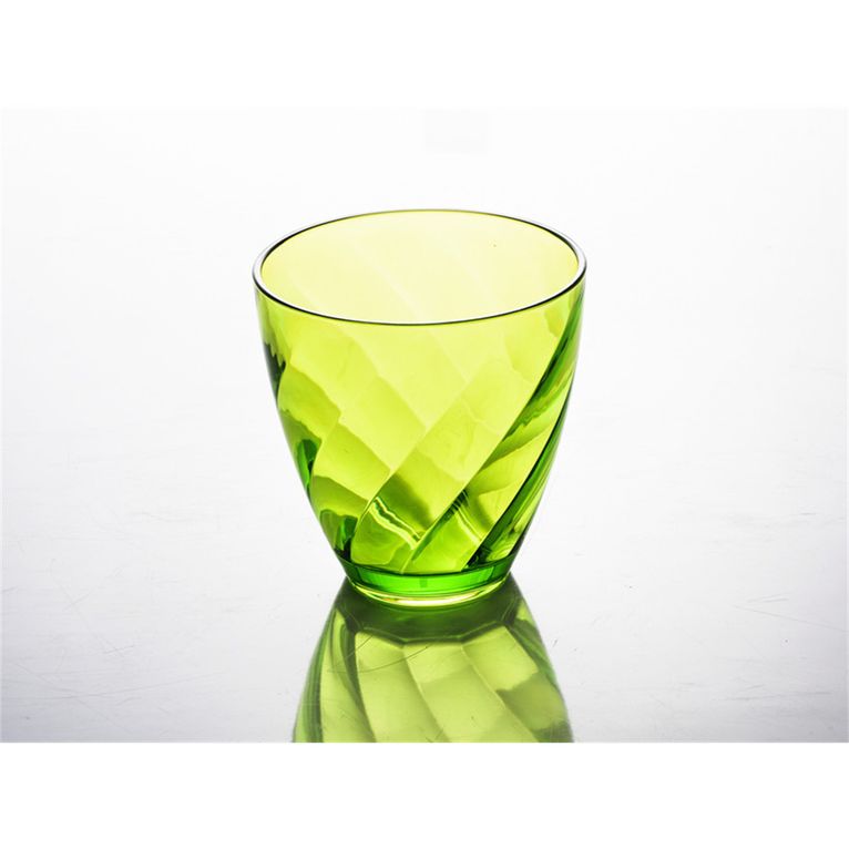 set 4 bicchieri burano 300 ml blu/lime/grigio/rosso