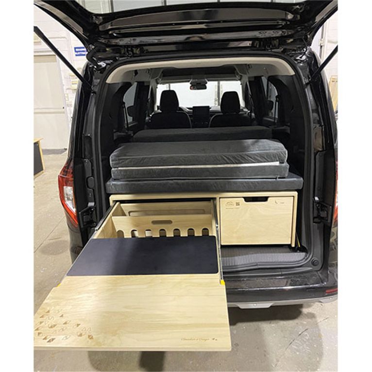 camping box indy cargo • cassetti / tavolo / letto / mat
