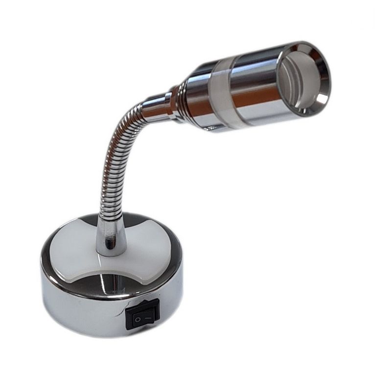 spot flx metal led 1w 3000k cr+in