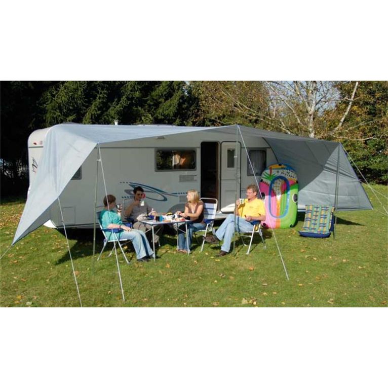 tendalino parasole como 8 grigio 700x240 cm con pali