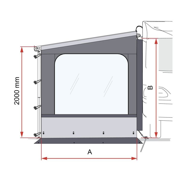 side w pro van f43 270 ext.250 - fiamma